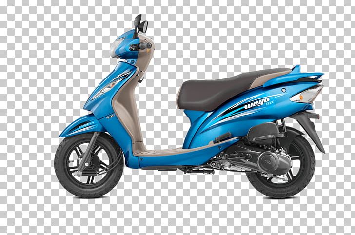 Scooter TVS Wego Car TVS Motor Company TVS Scooty PNG, Clipart, Automotive Design, Car, Cars, Electric Blue, Honda Activa Free PNG Download