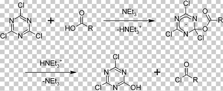 Cyanuric Chloride Acyl Chloride Cyanuric Acid Organic Chemistry PNG, Clipart, Acid, Acyl Chloride, Acyl Group, Amide, Angle Free PNG Download