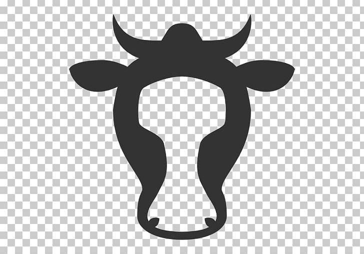 Ox Beef Cattle Computer Icons Dairy Cattle PNG, Clipart, Beef Cattle, Black, Black And White, Bull, Cat Free PNG Download