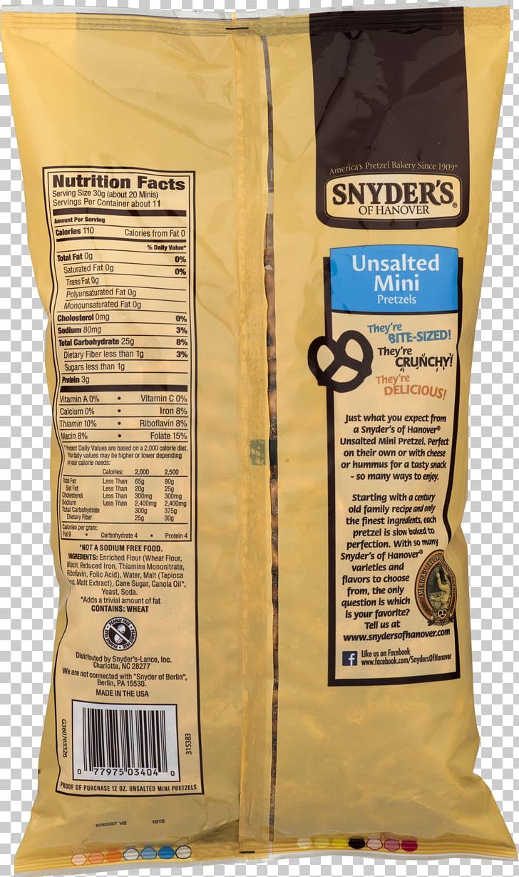 Snyder's Of Hanover Pretzel Salt Flavor PNG, Clipart,  Free PNG Download