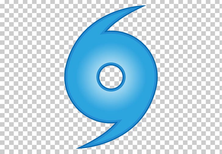 Tropical Cyclone Sticker Emoji Symbol PNG, Clipart, Aqua, Azure, Blue, Circle, Crescent Free PNG Download