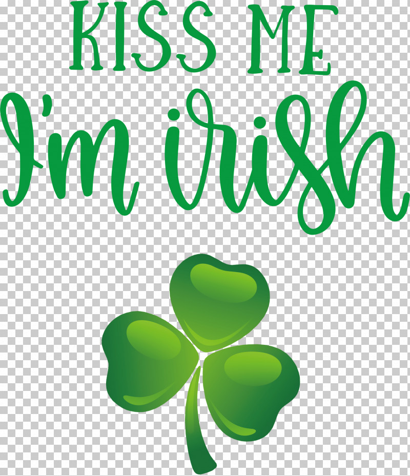 Saint Patrick Patricks Day Kiss Me PNG, Clipart, Geometry, Green, Irish, Kiss Me, Leaf Free PNG Download