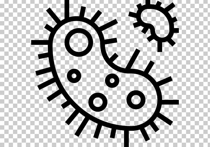 Bacteria Microorganism Computer Icons Biology PNG, Clipart, Bacillus, Bacteria, Biology, Black And White, Circle Free PNG Download