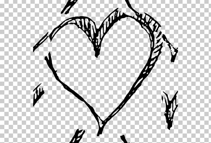 Drawing Heart Pencil PNG, Clipart, Area, Art, Beak, Black, Black And White Free PNG Download