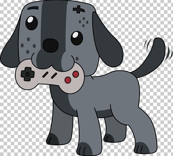 Puppy Dog Breed Nintendo Switch Pro Controller PNG, Clipart, African Elephant, Carnivoran, Cartoon, Cat Like Mammal, Cuteness Free PNG Download