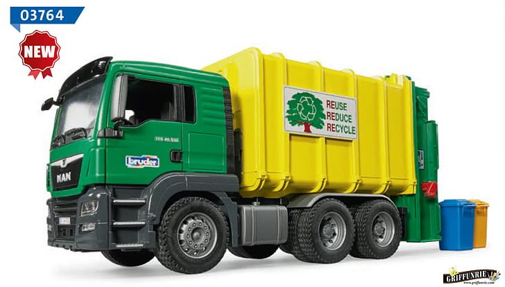 MAN TGA Garbage Truck Toy Sense Thunder Bay PNG, Clipart, Bra, Bruder, Cargo, Cars, Commercial Vehicle Free PNG Download