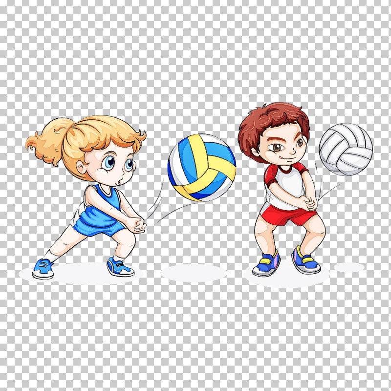 Cartoon Playing Sports Gesture Ball PNG, Clipart, Ball, Cartoon, Gesture, Playing Sports Free PNG Download