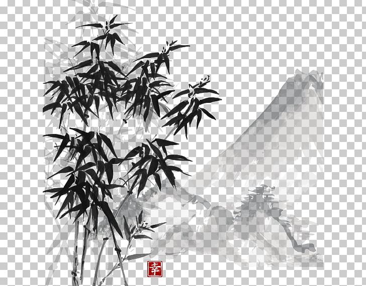 Ink Wash Painting Chinese Painting Drawing PNG, Clipart, Bamboo Painting, Branch, Brush, Chinese Style, Computer Wallpaper Free PNG Download