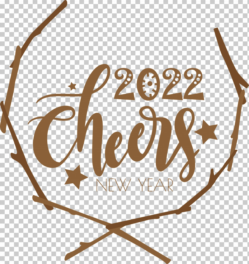 2022 Cheers 2022 Happy New Year Happy 2022 New Year PNG, Clipart, Calligraphy, Flower, Geometry, Line, Logo Free PNG Download