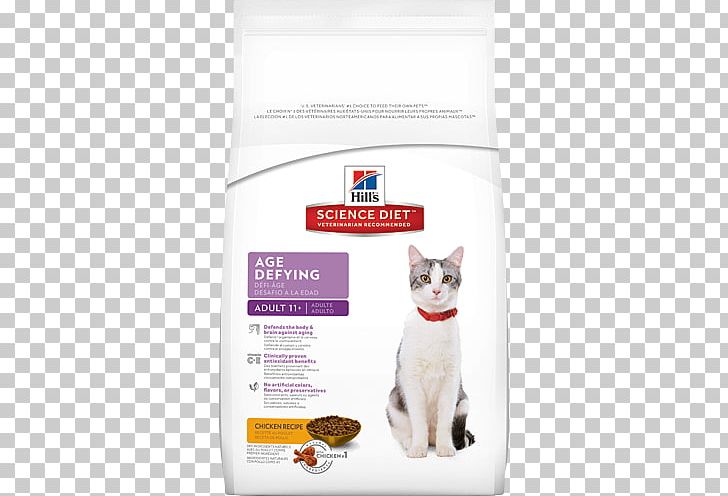 Cat Food Science Diet Senior 11+ Age Defying Cat Dry Food Hill's Pet Nutrition PNG, Clipart, Ageing, Animals, Carnivoran, Cat, Cat Food Free PNG Download