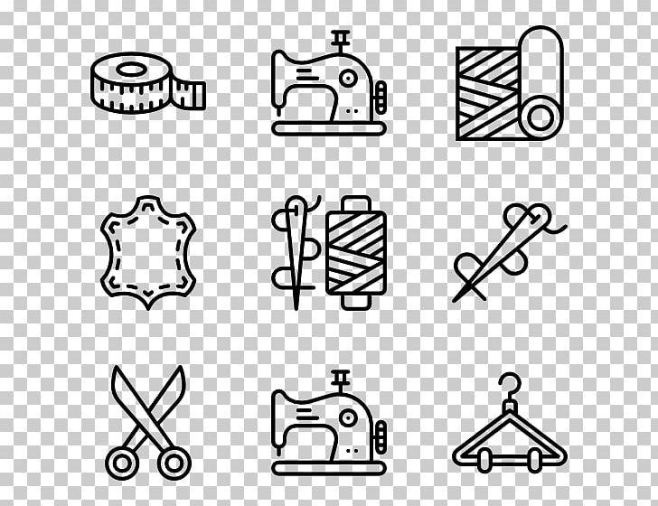Computer Icons Tailor Sewing PNG, Clipart, Angle, Auto Part, Black, Black And White, Brand Free PNG Download