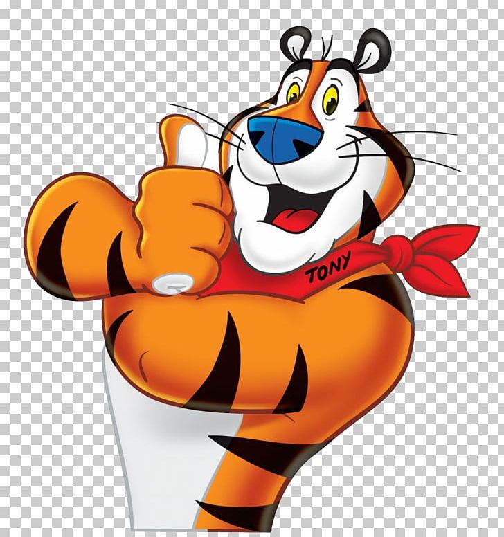 Frosted Flakes Tony The Tiger Breakfast Cereal Kellogg's PNG, Clipart,  Free PNG Download