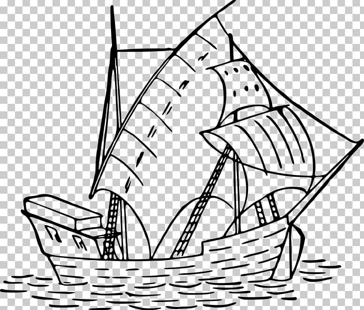 Sailboat Sheet Drawing Ship PNG, Clipart, Angle, Artwork, Black And White, Boat, Brigantine Free PNG Download