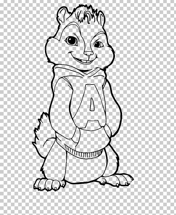 Alvin And The Chipmunks Simon Drawing Theodore Seville PNG, Clipart, Alvin Show, Angle, Arm, Black, Carnivoran Free PNG Download