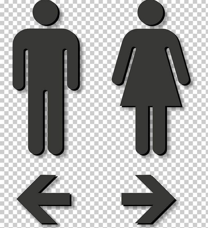 Female Gender Symbol Man Sign PNG, Clipart, Bathroom, Black And White ... Man And Woman Bathroom Symbol