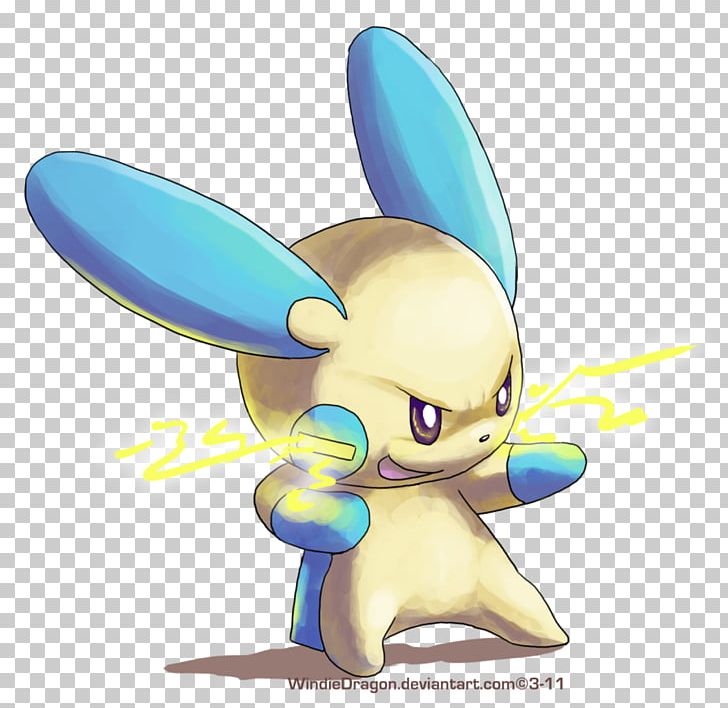 Rabbit Minun Plusle Fan Art Pokémon PNG, Clipart, Animals, Art, Cartoon, Chibi, Deviantart Free PNG Download