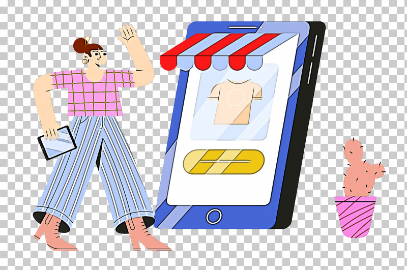 Shopping Mobile Business PNG, Clipart, Behavior, Business, Cartoon, Geometry, Human Free PNG Download