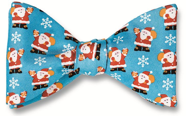 Bow Tie Santa Claus Christmas Tree Necktie PNG, Clipart, Blue, Bow Tie, Christmas, Christmas Card, Christmas Decoration Free PNG Download