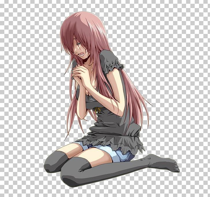 Just Be Friends Anime Megurine Luka Tears PNG, Clipart, Anime, Black Hair, Brown Hair, Cartoon, Crying Free PNG Download