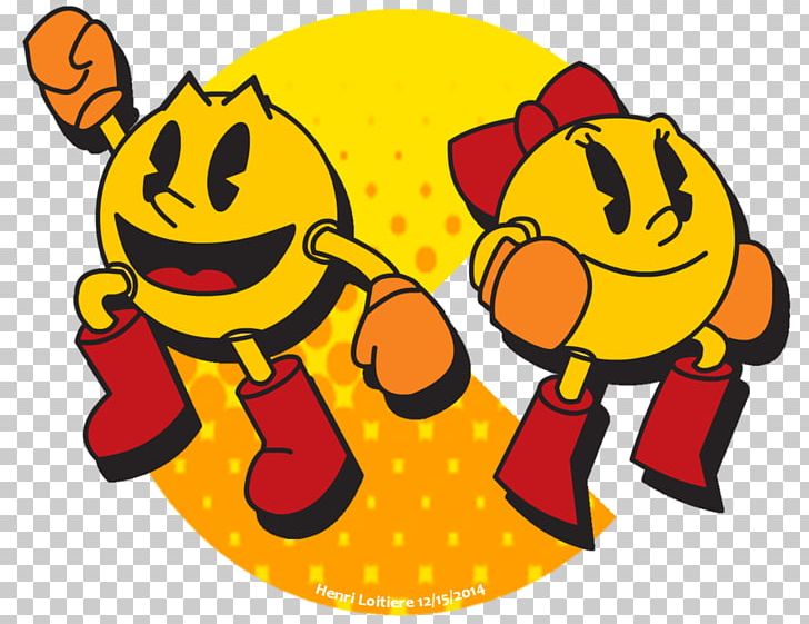 Ms. Pac-Man Mr. & Mrs. Pac-Man Video Game Arcade Game PNG, Clipart, Arcade Game, Art, Artwork, Fan Art, Food Free PNG Download