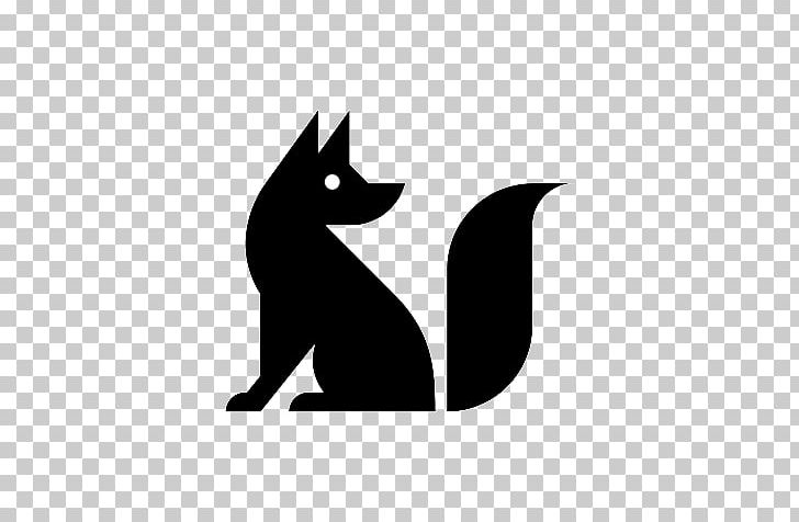 Cartoon Graphics Arctic Fox Png Clipart Animals Arctic Fox Black Black And White Carnivoran Free Png