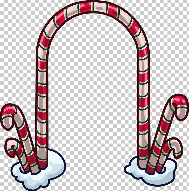 Club Penguin Candy Cane PNG, Clipart, Arch, Area, Body Jewelry, Candy, Candy Cane Free PNG Download