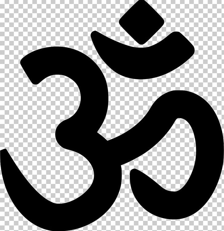 Hinduism Om Religion Symbol Sign PNG, Clipart, Area, Artwork, Black And White, Circle, Computer Icons Free PNG Download