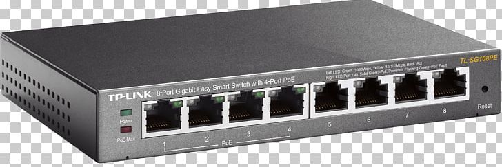 Power Over Ethernet TP-Link Network Switch Gigabit Ethernet Port PNG, Clipart, Computer Network, Computer Networking, Computer Port, Electronic Device, Electronics Free PNG Download