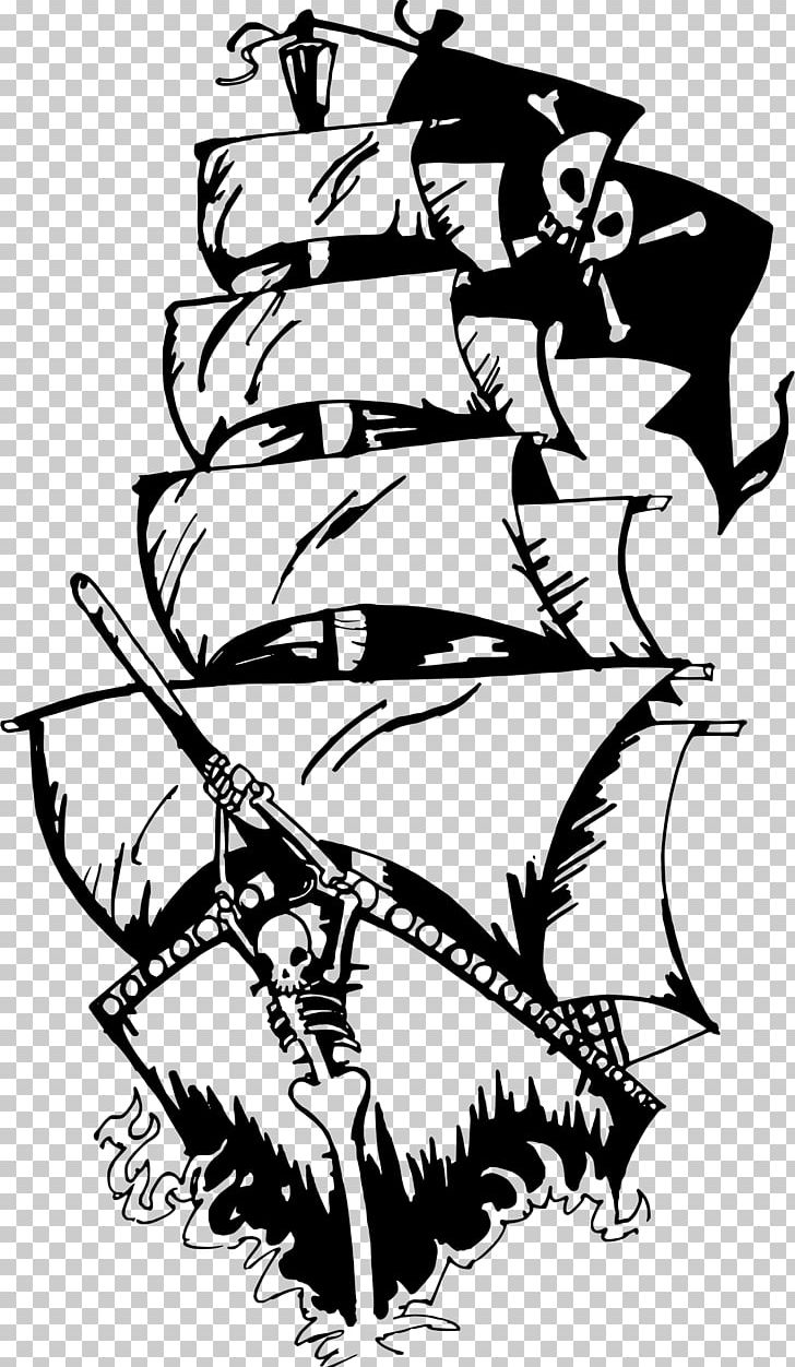 Ship Piracy PNG, Clipart, Art, Artwork, Black, Black And White, Branch Free PNG Download