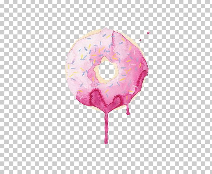 Doughnut Icing Watercolor Painting Printing Glaze PNG, Clipart, Balloon, Canvas Print, Donut, Donuts, Doughnut Free PNG Download