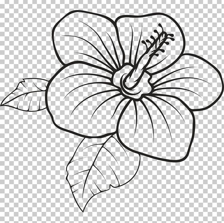 Floral Design Hawaii Drawing Graphics PNG, Clipart, Artwork, Black And White, Cut Flowers, Depositphotos, Drawing Free PNG Download