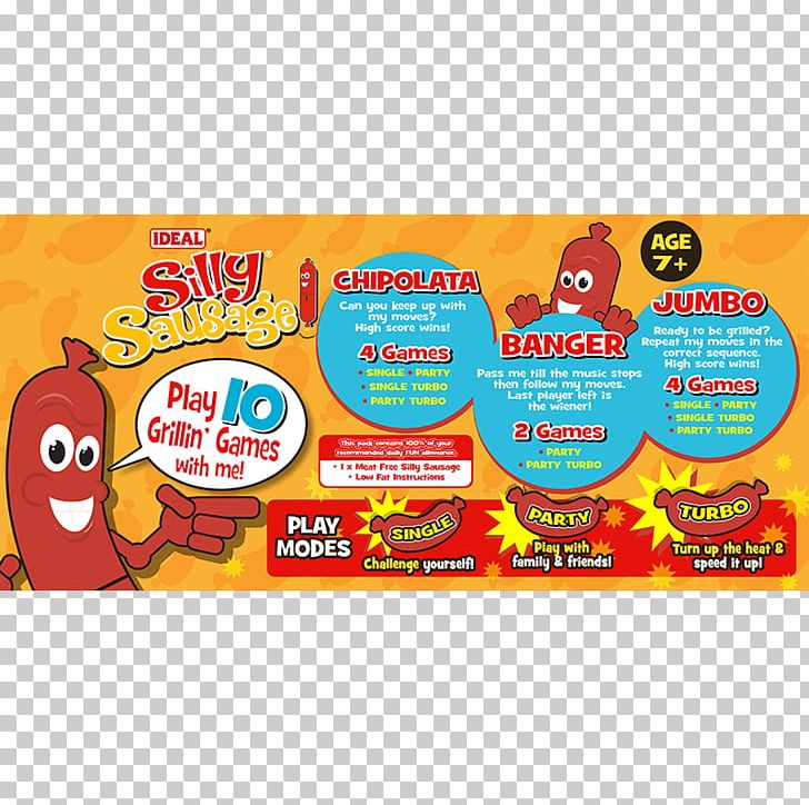 John Adams Silly Sausage Game Toy Goliath Doggie Doo PNG, Clipart, Barbecue, Brand, Convenience Food, Cuisine, Food Free PNG Download