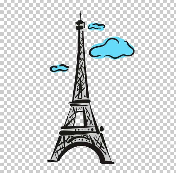 Eiffel Tower Drawing Wall Decal PNG, Clipart, Black And White, Decal, Deviantart, Drawing, Eiffel Free PNG Download