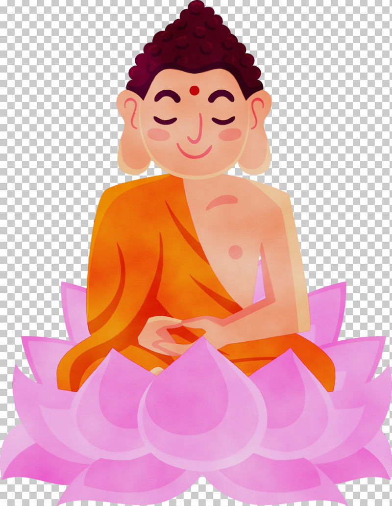Pink Meditation Sitting Guru PNG, Clipart, Bodhi Lotus, Guru, Lotus, Meditation, Paint Free PNG Download
