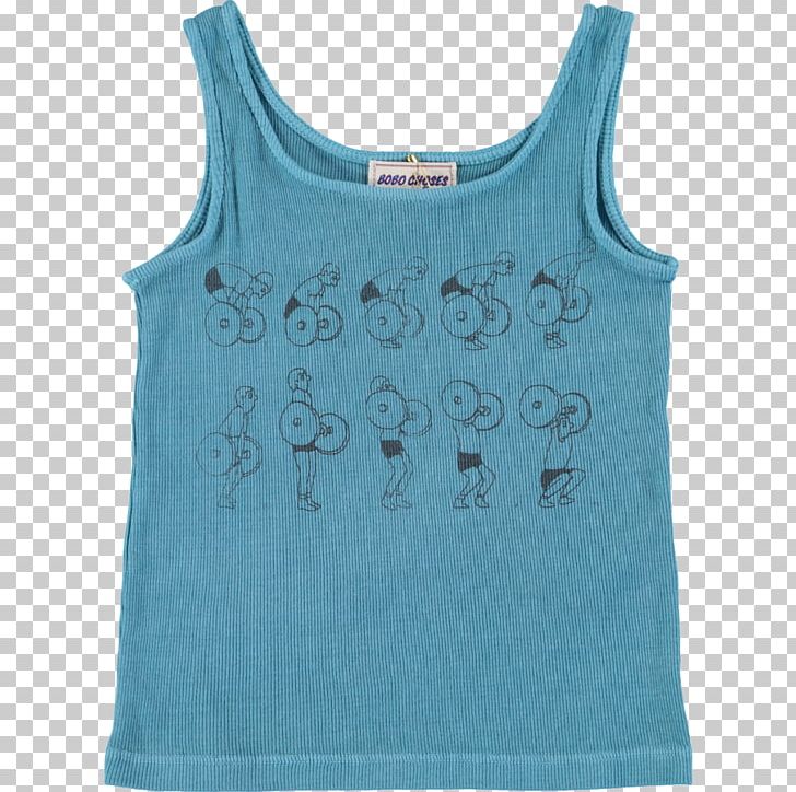 T-shirt Sleeveless Shirt Outerwear Neck PNG, Clipart, Active Tank, Aqua, Blue, Clothing, Electric Blue Free PNG Download