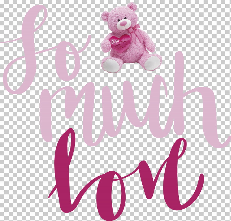 So Much Love Valentines Day Valentine PNG, Clipart, Bears, Character, Lilac M, Logo, M Free PNG Download