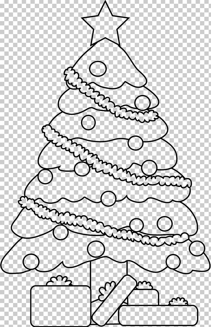 Line Art Drawing Christmas Tree PNG, Clipart, Area, Art, Art Museum, Black And White, Cartoon Free PNG Download