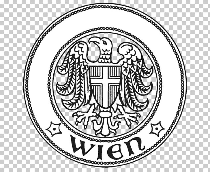 Vienna Seal Capital City Coat Of Arms Of Austria PNG, Clipart, Animals, Area, Art, Austria, Black And White Free PNG Download