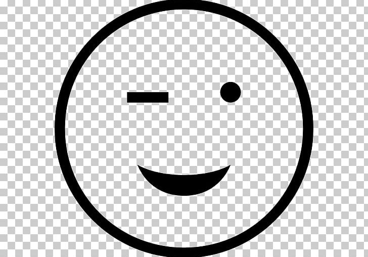 Emoticon Smiley Wink Computer Icons Emoji PNG, Clipart, Area, Black, Black And White, Circle, Computer Icons Free PNG Download