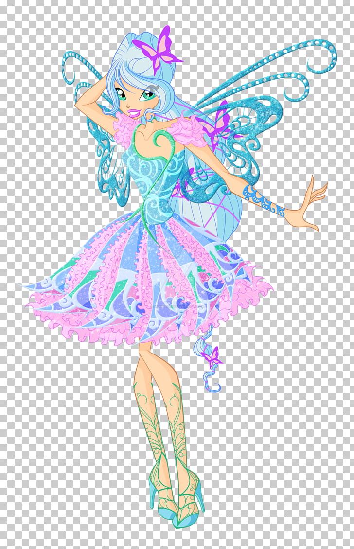 Stella Tecna Flora Fairy Butterflix PNG, Clipart, Art, Butterflix, Costume, Costume Design, Dance Dress Free PNG Download