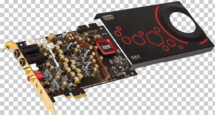 Sound Cards & Audio Adapters Creative 5.1 Sound Card Internal Sound Blaster SoundBlaster ZXR PC Creative Labs PNG, Clipart, 24bit, Audio, Computer Component, Computer Software, Creative Free PNG Download