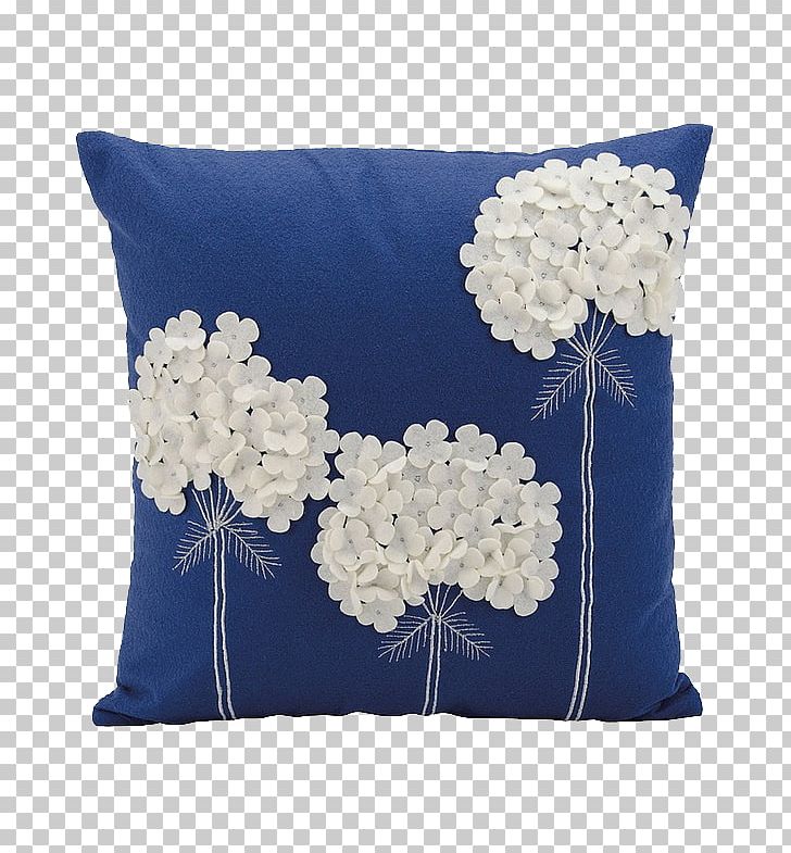 Throw Pillow Cushion Furniture Felt PNG, Clipart, Bedroom, Blue, Chair, Cobalt Blue, Couch Free PNG Download
