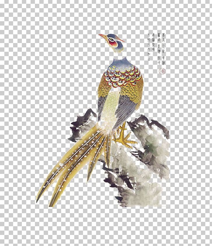 Bird-and-flower Painting Chinese Painting Ink Wash Painting Gongbi PNG, Clipart, Animals, Art, Bird, Chinese Style, Fauna Free PNG Download