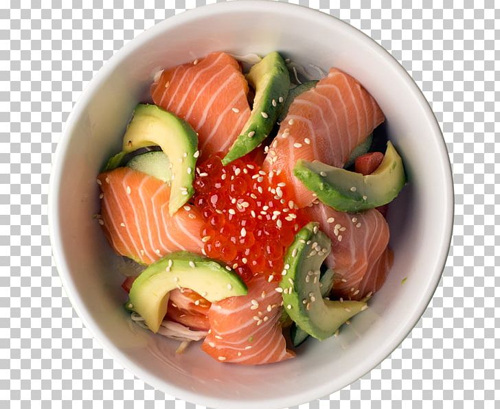 Sashimi Smoked Salmon Sushi Japanese Cuisine Avocado Salad PNG, Clipart, Asian Food, Avocado Salad, Comfort Food, Cuisine, Dish Free PNG Download