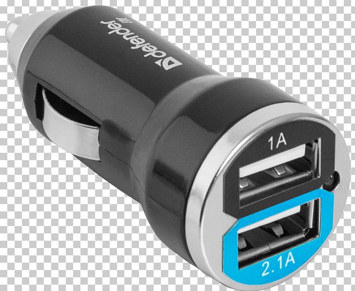 Adapter Battery Charger Car USB Defender PNG, Clipart, Adapter, Cable, Car, Computer Hardware, Computer Port Free PNG Download