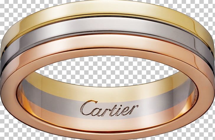 3 gold ring cartier