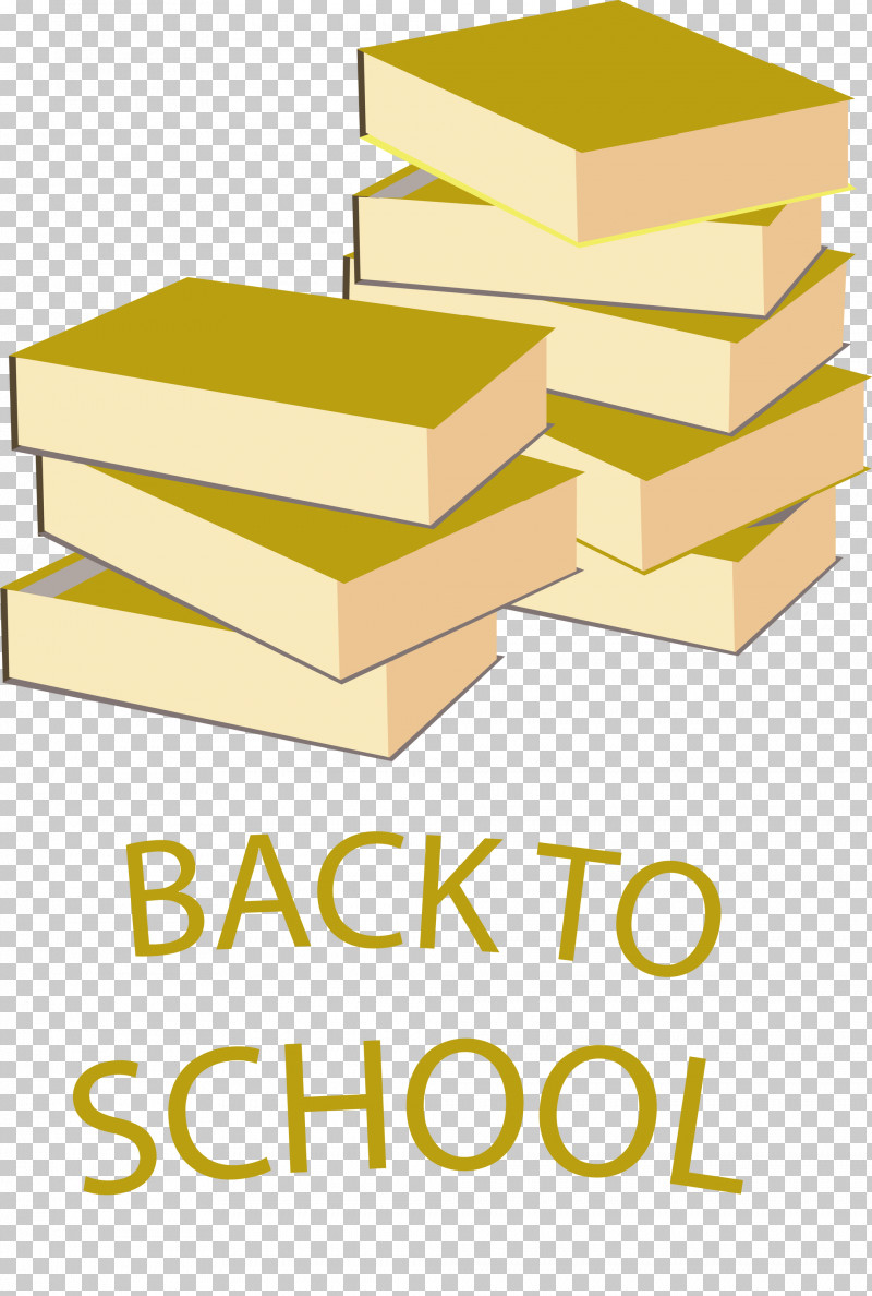 Back To School PNG, Clipart, Back To School, Book, Line, Yellow Free PNG Download