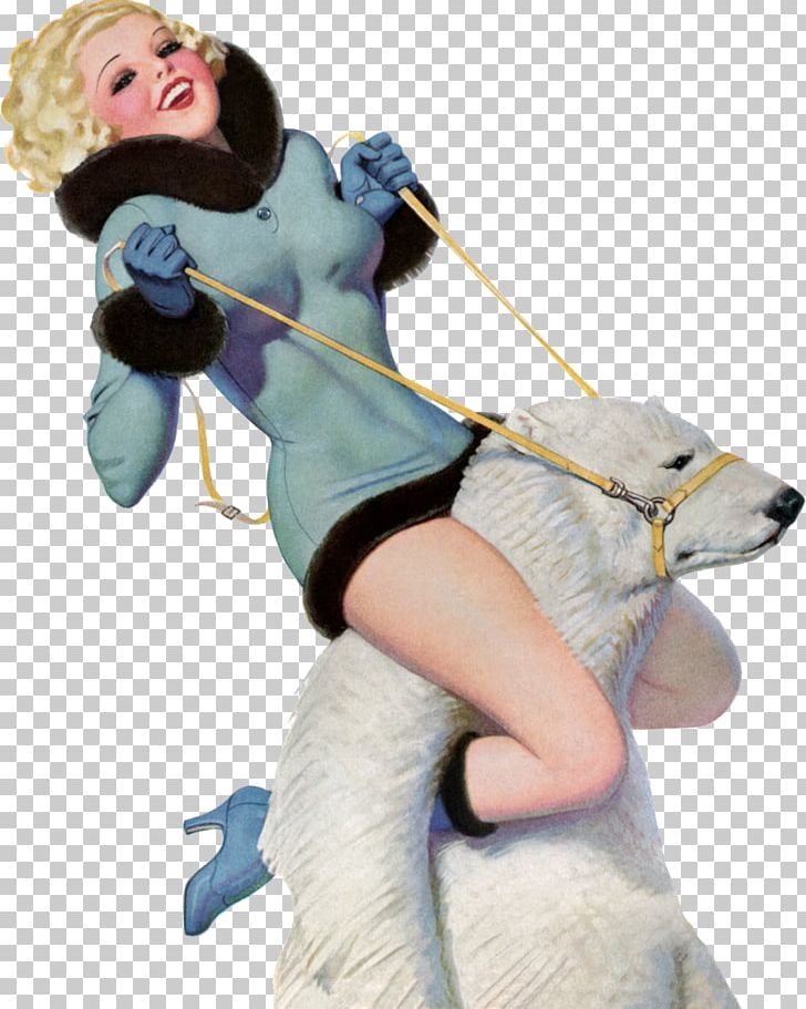 Polar Bear Pin-up Girl Poster PNG, Clipart, Animals, Art, Artist, Bear, Costume Free PNG Download