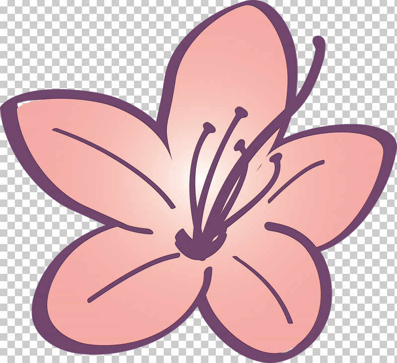 Pink Petal Violet Plant Flower PNG, Clipart, Azalea, Azalea Flower, Flower, Paint, Petal Free PNG Download