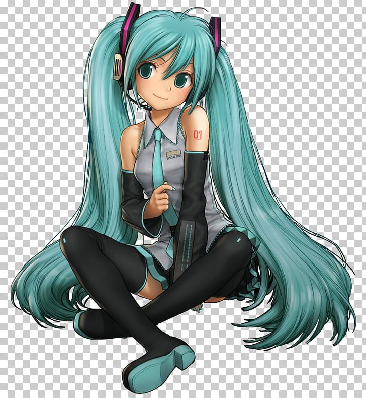 Hatsune Miku Vocaloid Holography Music Computer Software PNG, Clipart, Action Figure, Anime, Black Hair, Brown Hair, Concert Free PNG Download
